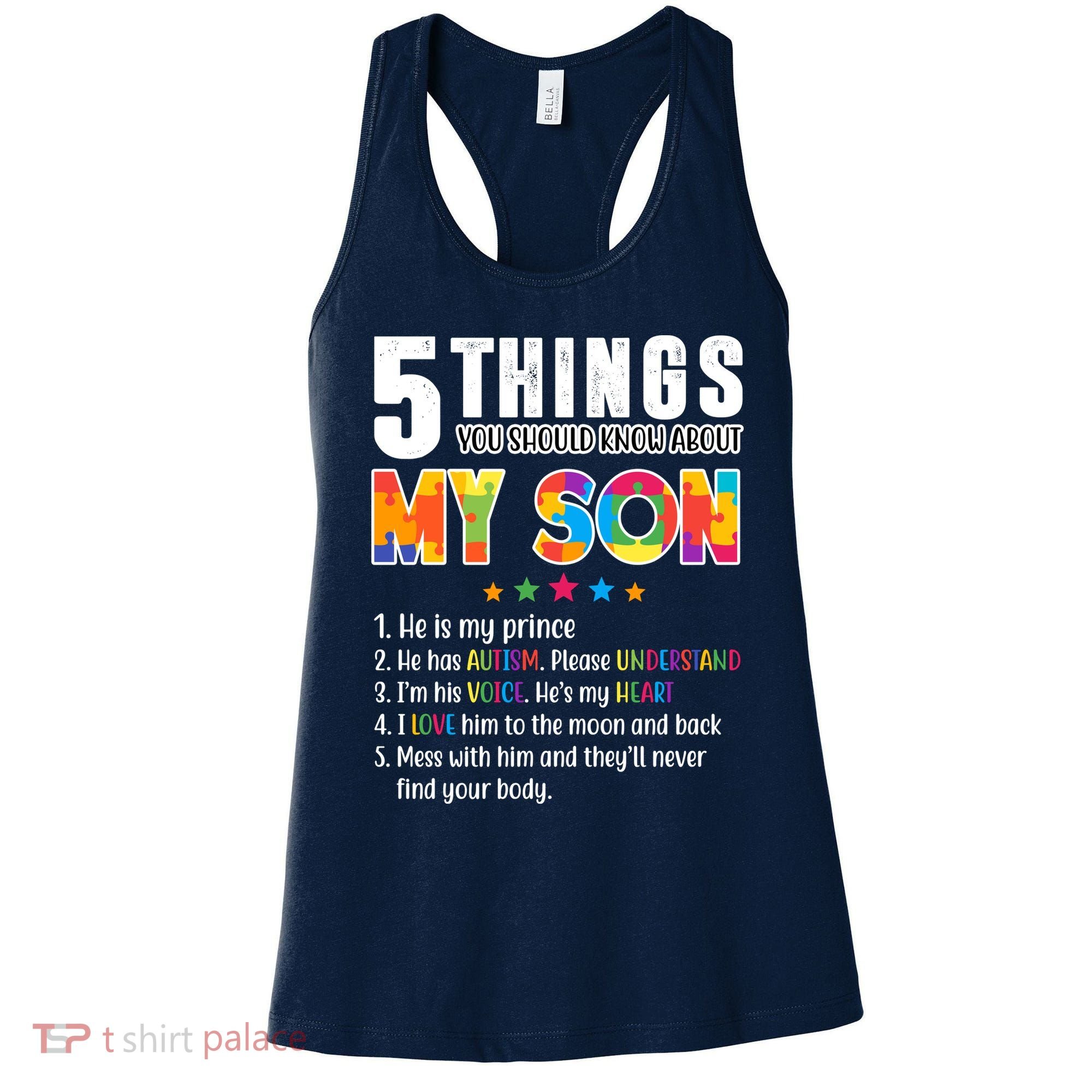 Five Things You Should Know About My Son Autism Women's Tank Top