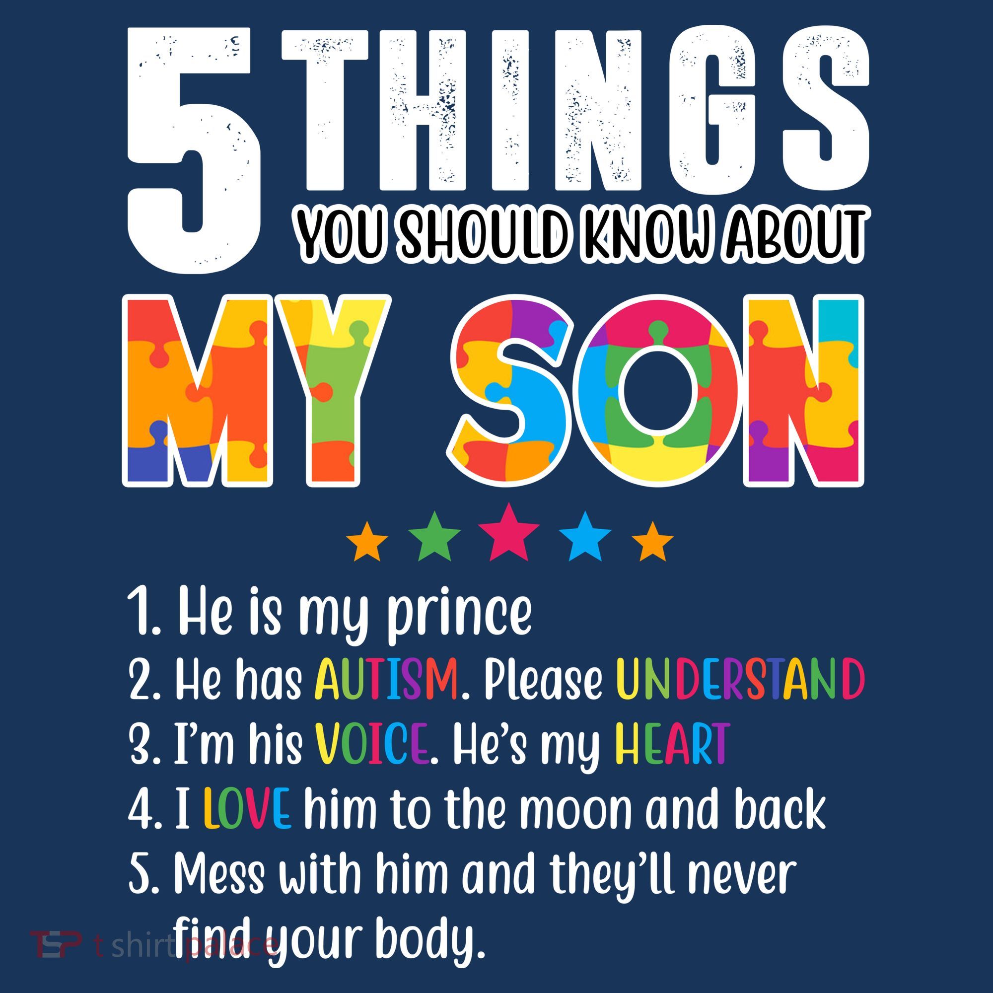 Five Things You Should Know About My Son Autism Women's Tank Top