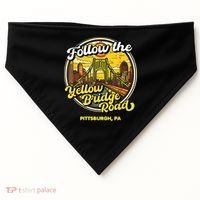 Follow The Yellow Bridge Road Pittsburgh Fan USA-Made Doggie Bandana thumb 0