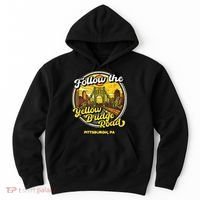 Follow The Yellow Bridge Road Pittsburgh Fan Hoodie thumb 0