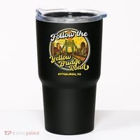 Follow The Yellow Bridge Road Pittsburgh Fan Tumbler thumb 0