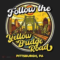 Follow The Yellow Bridge Road Pittsburgh Fan Hat thumb 2