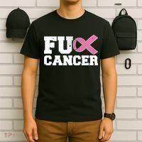 FU Cancer Funny Breast Cancer Awareness T-Shirt thumb 6