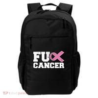 FU Cancer Funny Breast Cancer Awareness Backpack thumb 0