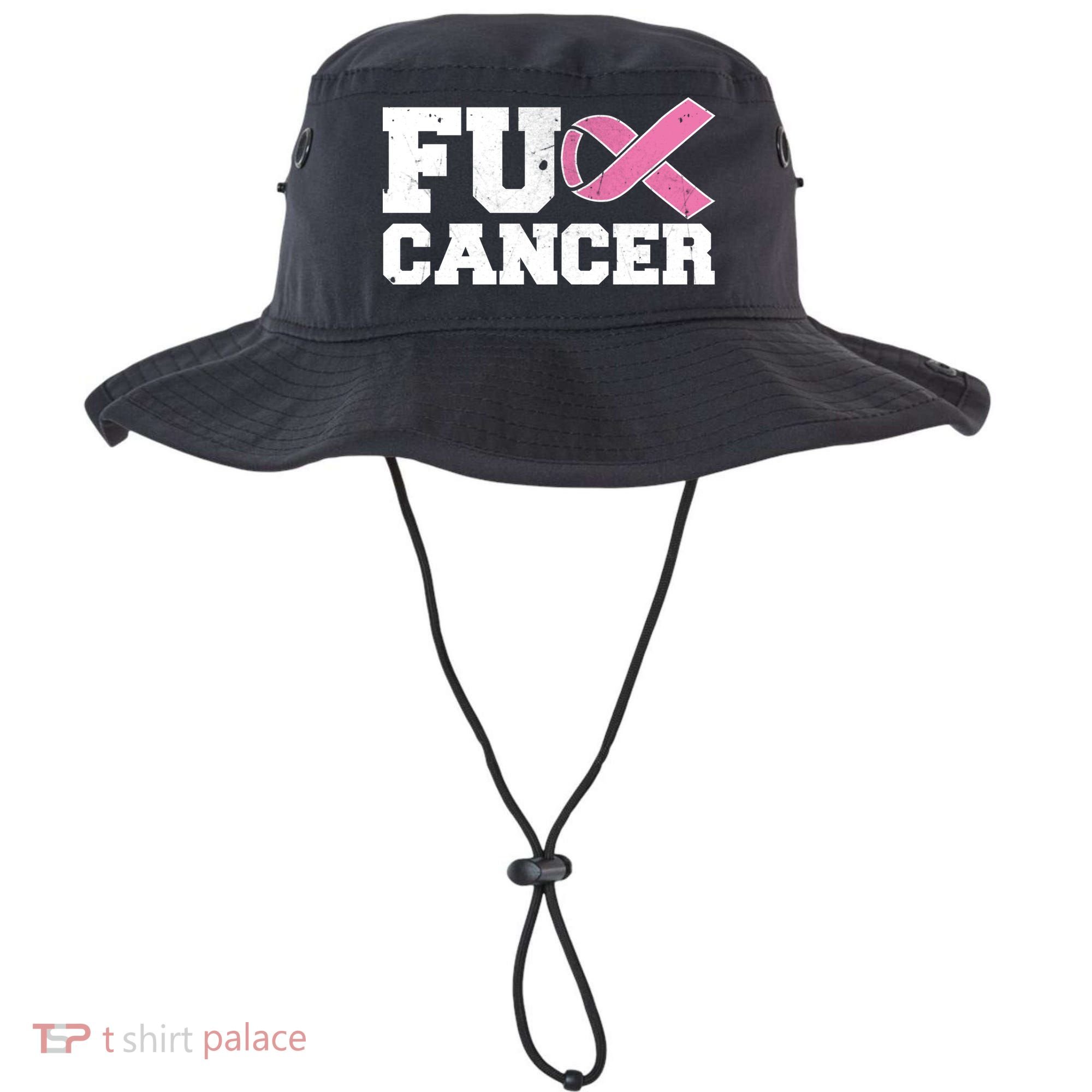 FU Cancer Funny Breast Cancer Awareness Bucket Hat