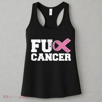 FU Cancer Funny Breast Cancer Awareness Women's Tank Top thumb 3