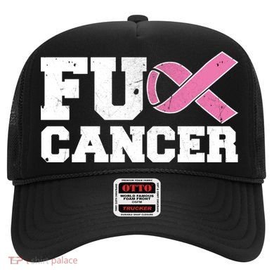 FU Cancer Funny Breast Cancer Awareness Hat
