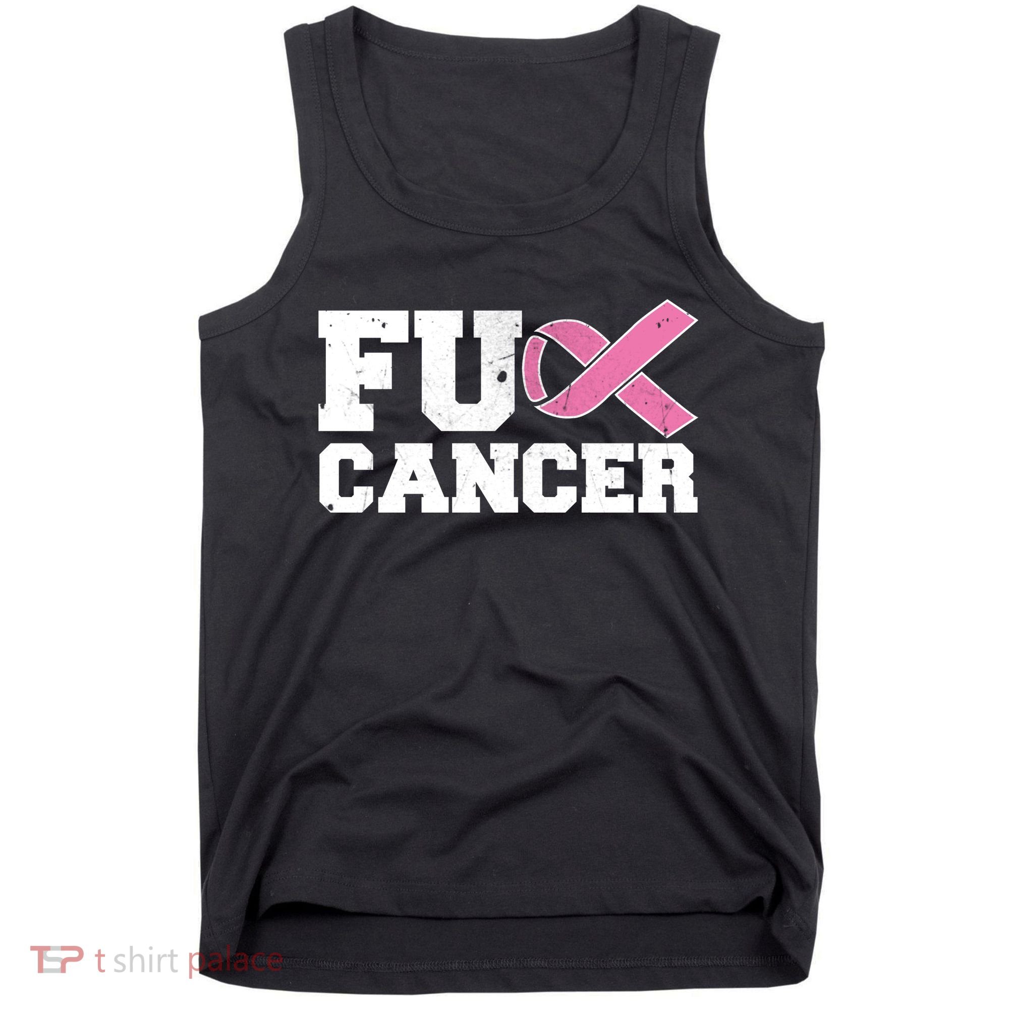 FU Cancer Funny Breast Cancer Awareness Tank Top