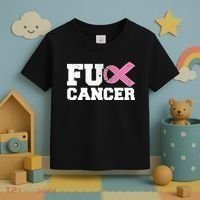 FU Cancer Funny Breast Cancer Awareness Toddler T-Shirt thumb 3