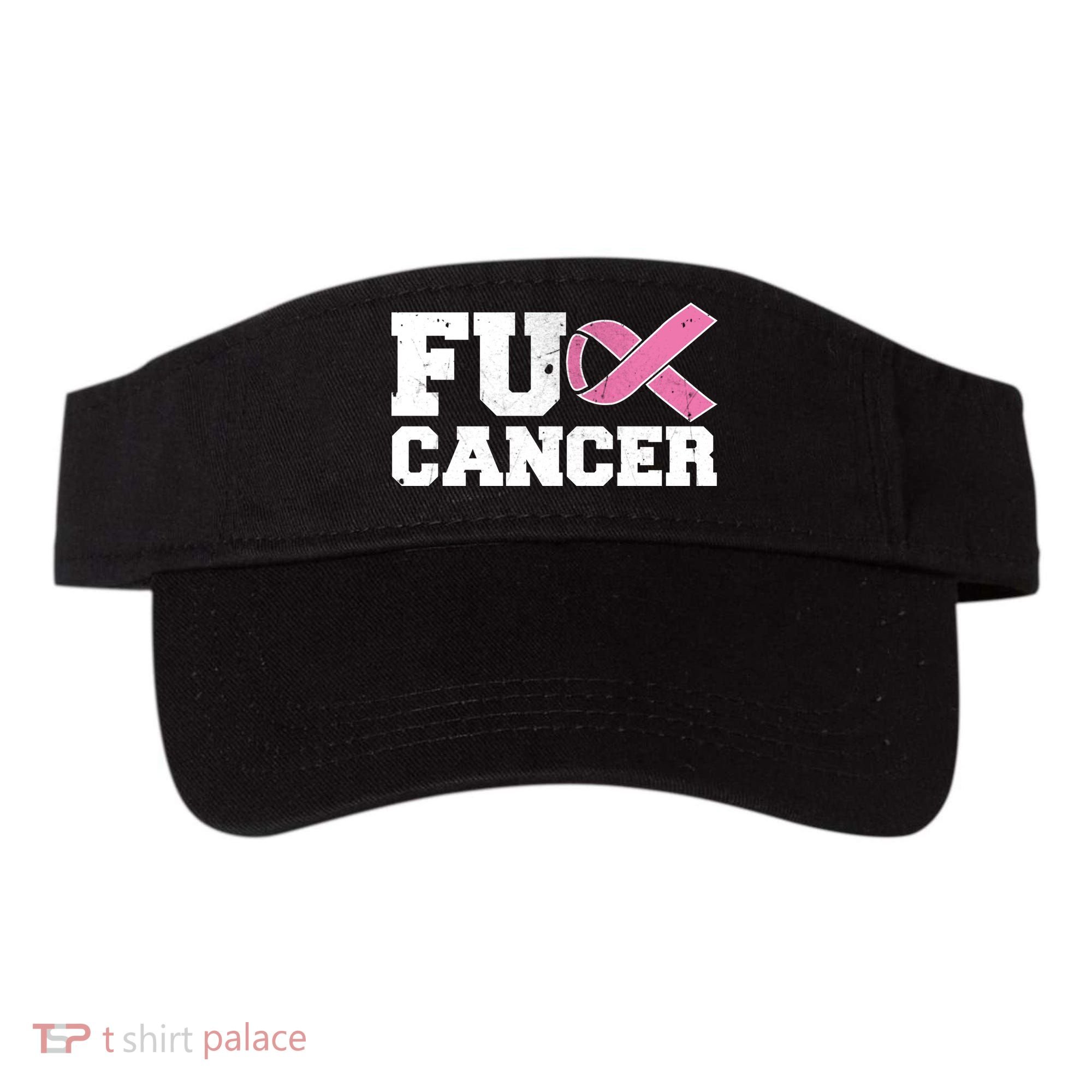 FU Cancer Funny Breast Cancer Awareness Visor