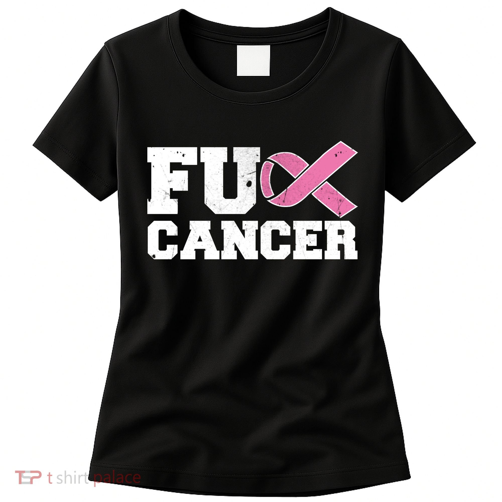 FU Cancer Funny Breast Cancer Awareness Women's T-Shirt
