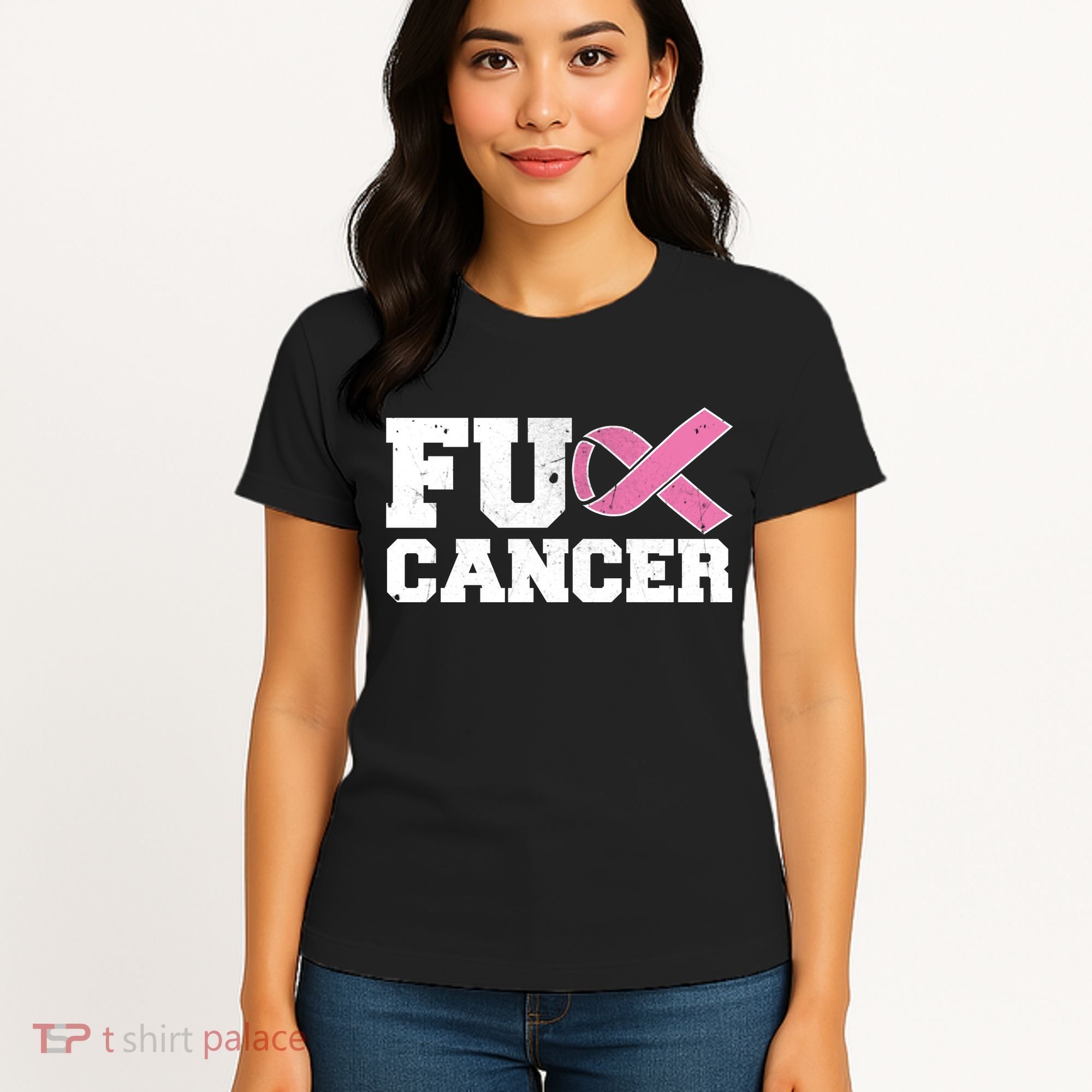 FU Cancer Funny Breast Cancer Awareness Women's T-Shirt