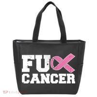 FU Cancer Funny Breast Cancer Awareness Tote Bag thumb 0