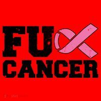 FU Cancer Funny Breast Cancer Awareness Santa Hat thumb 1