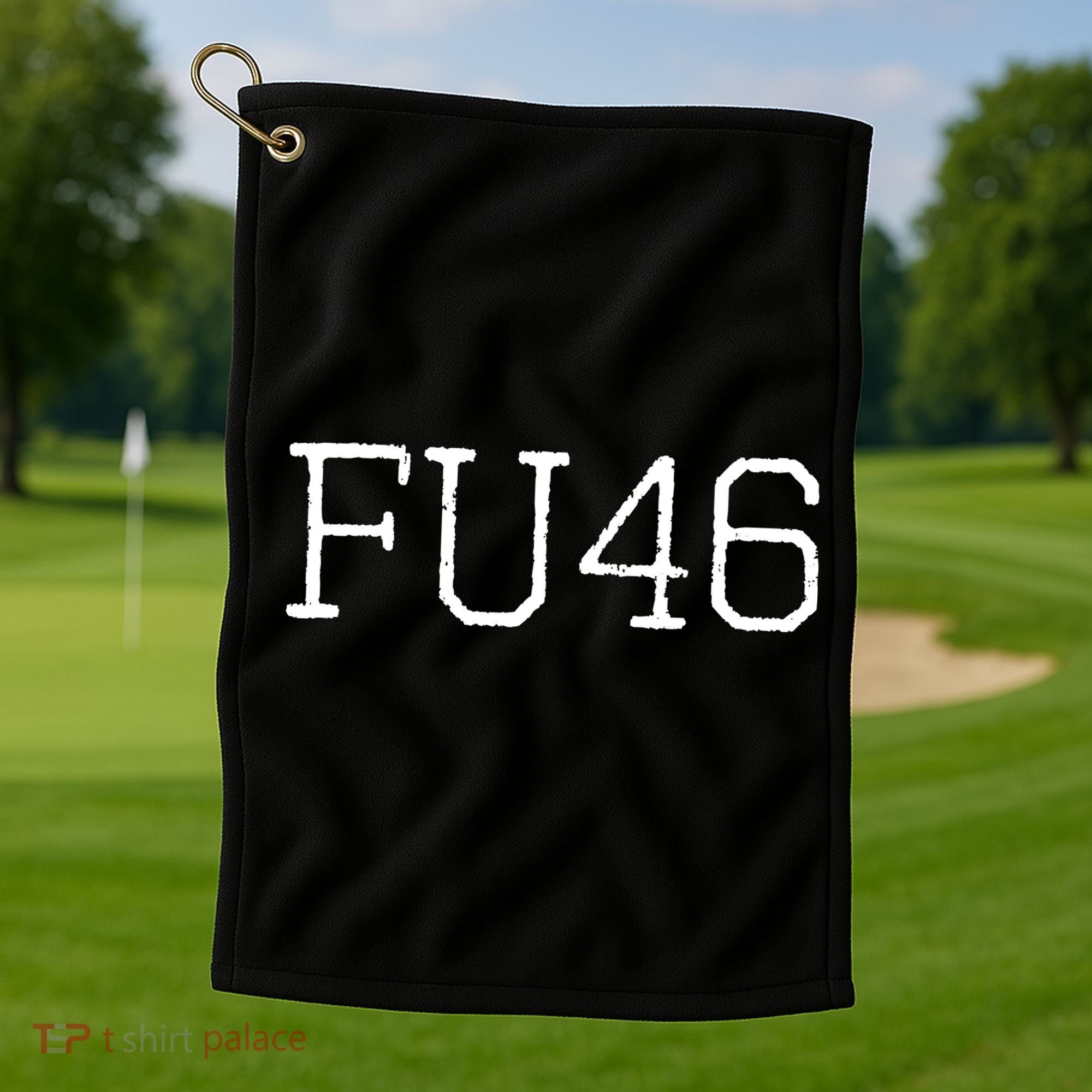 FU46 Anti Joe Biden Golf Towel