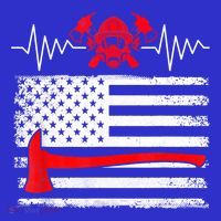 Firefighter Usa American Flag With Wildland Firefighter Hero Cute Gift Women's Tank Top thumb 5