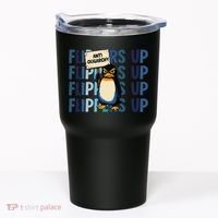 Flippers Up Anti Oligarchy Penguins 8647 Protect Facism Tumbler thumb 0