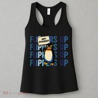 Flippers Up Anti Oligarchy Penguins 8647 Protect Facism Women's Tank Top thumb 3