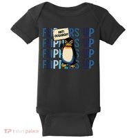 Flippers Up Anti Oligarchy Penguins 8647 Protect Facism Baby Bodysuit thumb 0