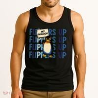 Flippers Up Anti Oligarchy Penguins 8647 Protect Facism Tank Top thumb 3