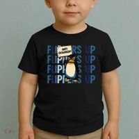 Flippers Up Anti Oligarchy Penguins 8647 Protect Facism Toddler T-Shirt thumb 2