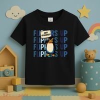 Flippers Up Anti Oligarchy Penguins 8647 Protect Facism Toddler T-Shirt thumb 3
