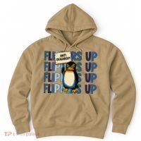 Flippers Up Anti Oligarchy Penguins 8647 Protect Facism Hoodie thumb 0