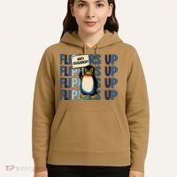 Flippers Up Anti Oligarchy Penguins 8647 Protect Facism Hoodie thumb 5