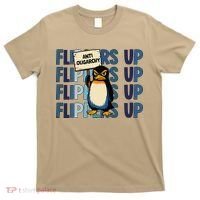Flippers Up Anti Oligarchy Penguins 8647 Protect Facism T-Shirt thumb 0