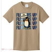 Flippers Up Anti Oligarchy Penguins 8647 Protect Facism Kids T-Shirt thumb 0