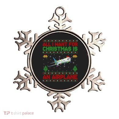 Funny Ugly All I Want For Christmas Is A Airplane Gift Ornament