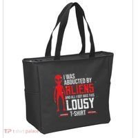 Funny Ufo Abducted By Aliens And All I Got Was This Lousy Tote Bag thumb 2