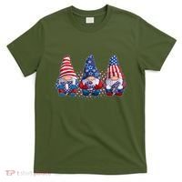 Funny USA American Flag 4th Of July Gnomes T-Shirt thumb 0