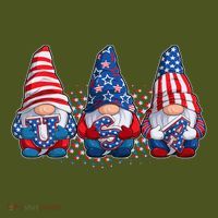 Funny USA American Flag 4th Of July Gnomes T-Shirt thumb 7