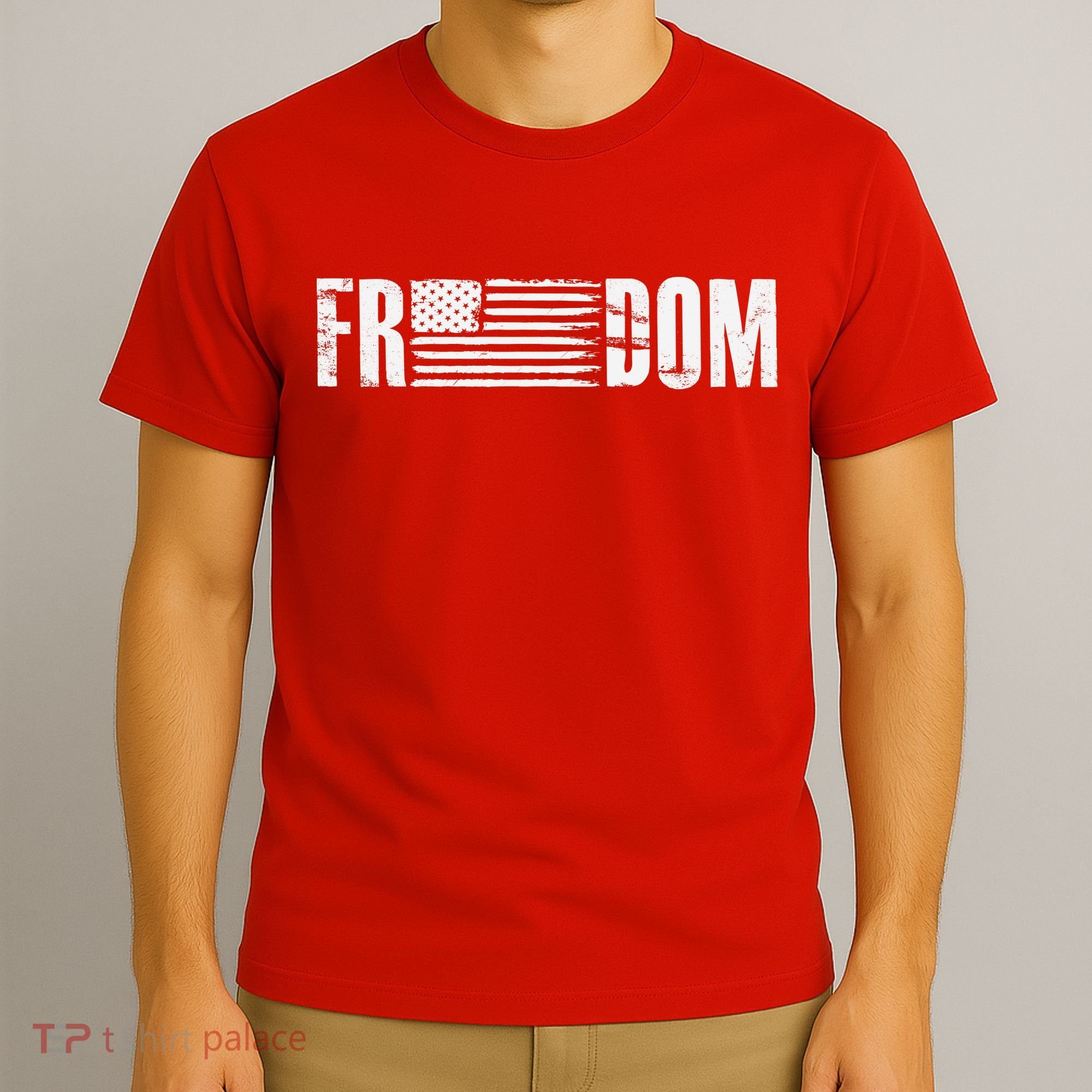 Freedom USA American Flag Pride Proud Patriot T-Shirt