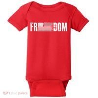 Freedom USA American Flag Pride Proud Patriot Baby Bodysuit thumb 0