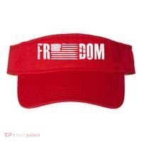 Freedom USA American Flag Pride Proud Patriot Visor thumb 0