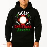 Funny Ugly Christmas Sweater With Mirror Hoodie thumb 2
