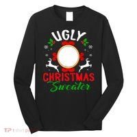 Funny Ugly Christmas Sweater With Mirror Long Sleeve Shirt thumb 0