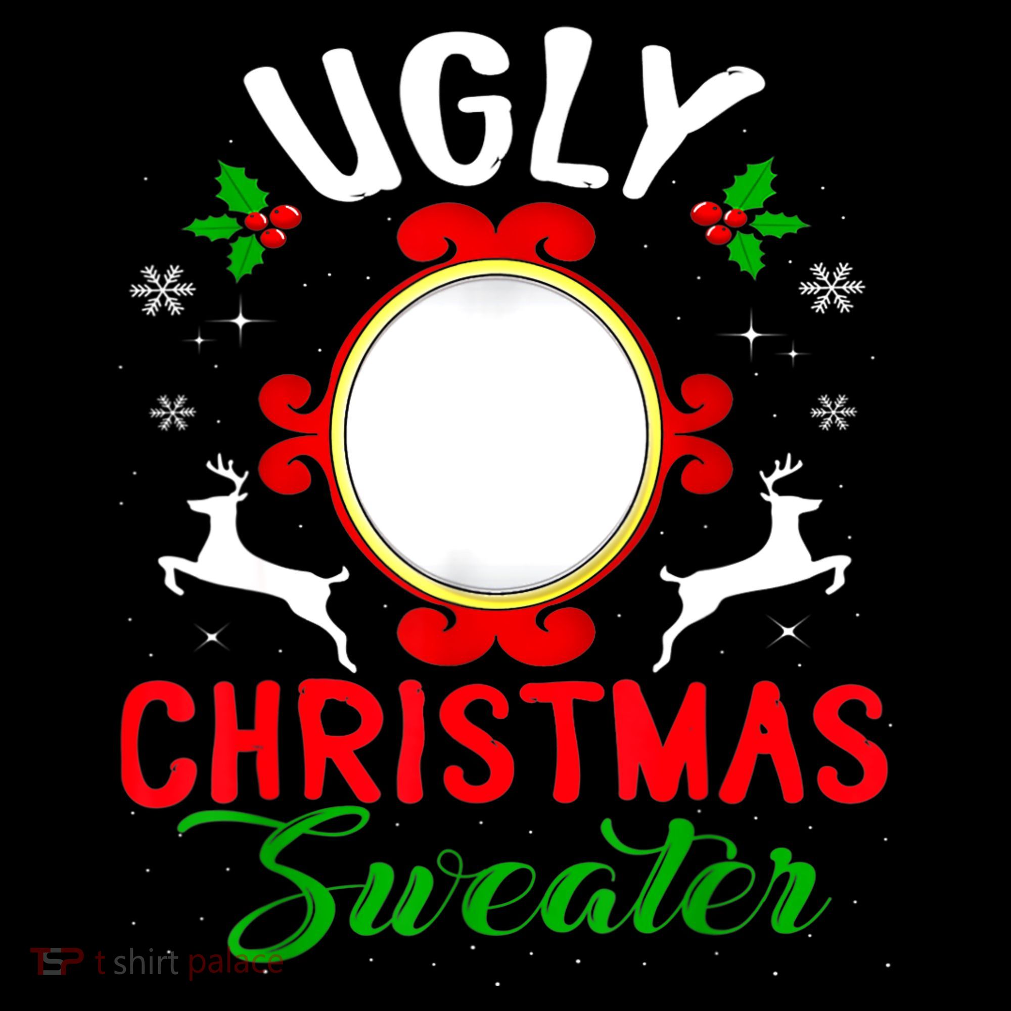 Funny Ugly Christmas Sweater With Mirror Sweatshirt