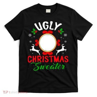 Funny Ugly Christmas Sweater With Mirror T-Shirt