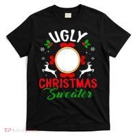Funny Ugly Christmas Sweater With Mirror T-Shirt thumb 0