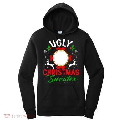 Funny Ugly Christmas Sweater With Mirror Women's Hoodie