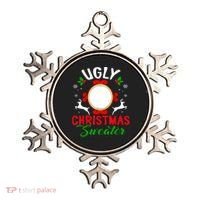 Funny Ugly Christmas Sweater With Mirror Ornament thumb 0
