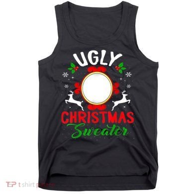 Funny Ugly Christmas Sweater With Mirror Tank Top
