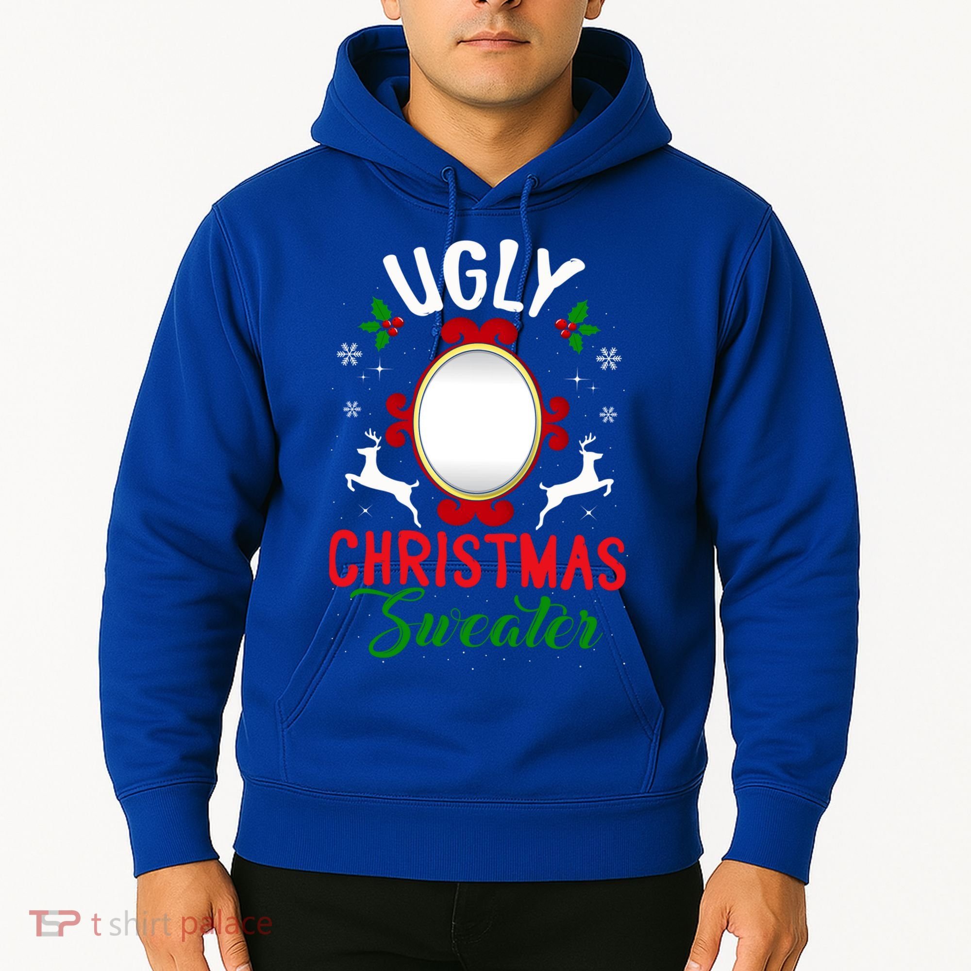 Funny Ugly Christmas Sweater With Mirror Gift Hoodie