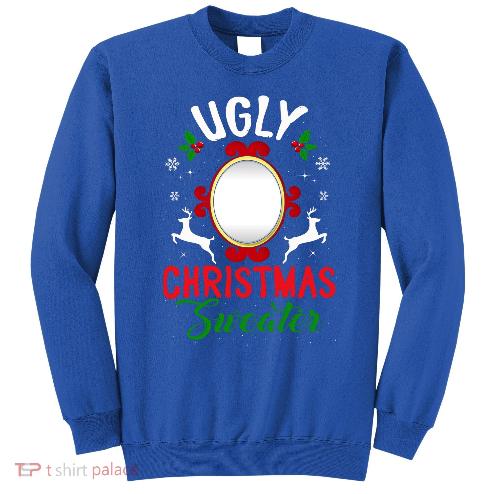 Funny Ugly Christmas Sweater With Mirror Gift Sweatshirt