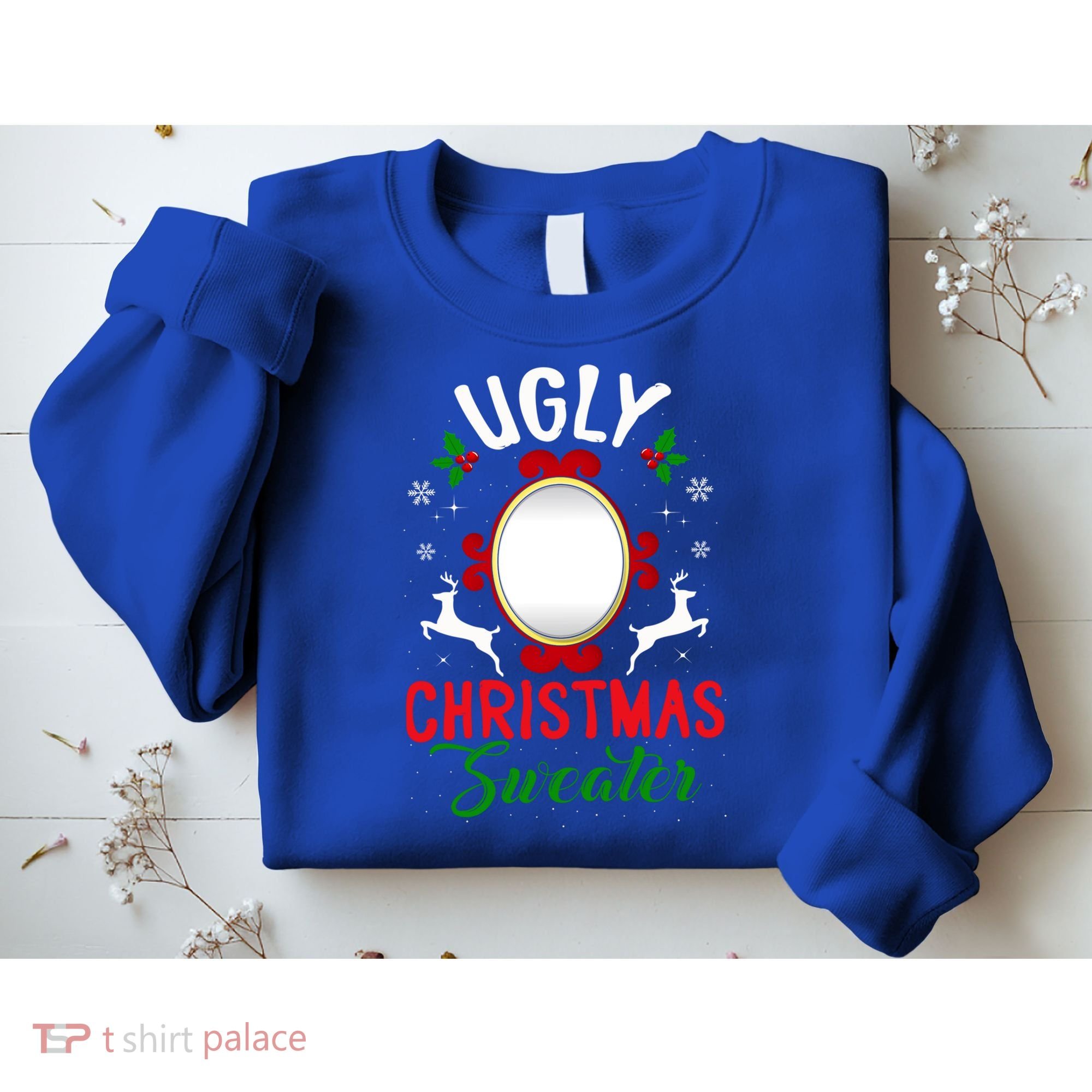Funny Ugly Christmas Sweater With Mirror Gift Sweatshirt