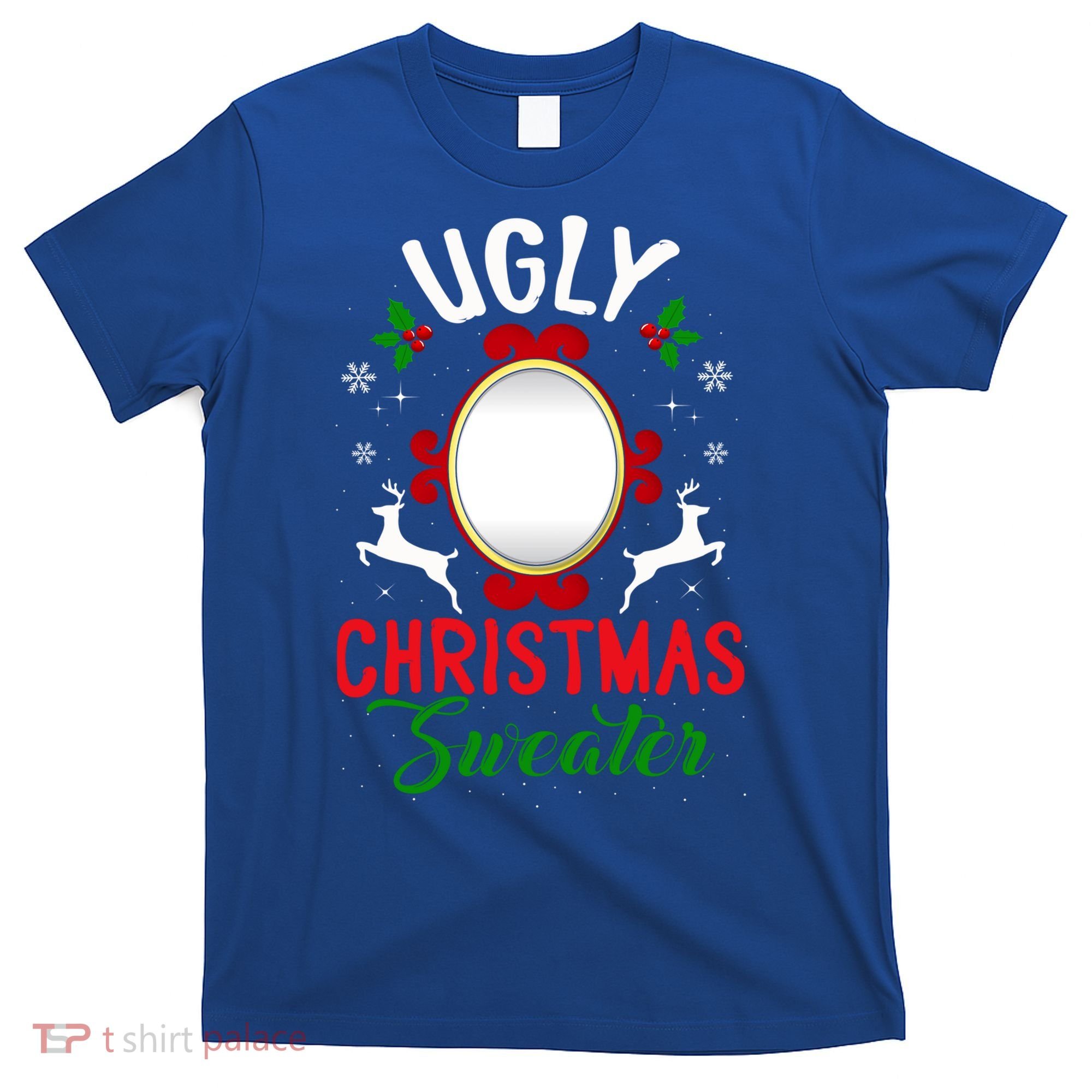 Funny Ugly Christmas Sweater With Mirror Gift T-Shirt