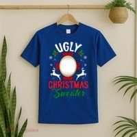 Funny Ugly Christmas Sweater With Mirror Gift T-Shirt thumb 2